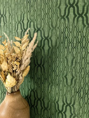 Newroom Vliestapete, Grün mit Grafischen Linien in grün von Newroom