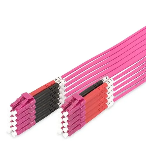 DIGITUS DK-2533-05-4 – 5m Glasfaserkabel OM4 LC zu LC
