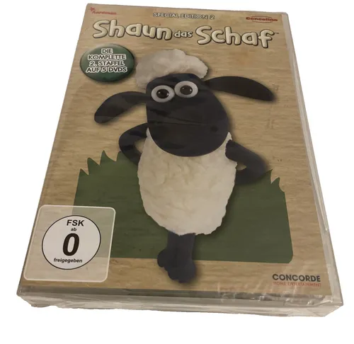 Shaun das Schaf - Special Edition 2 auf 5 DVDs Deutsch Neu 2012