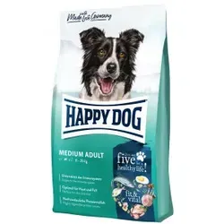 Happy Dog Supreme Medium Adult Hundefutter 12 kg - Hundefutter für mittelgroße Hunde, mit ausgewogener Rezeptur für optimale Gesundheit und Vitalität.