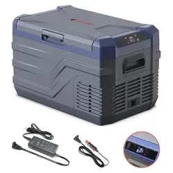 Tragbare Kühl- und Gefrierbox mit Kompressor 12V/24V 100/220V 30 Liter Promolink