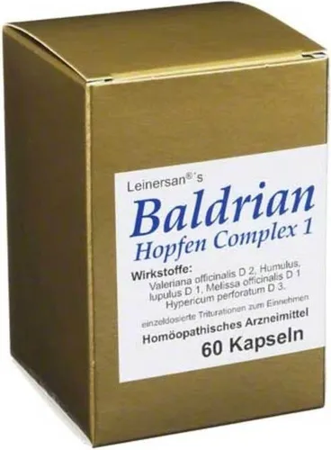 BALDRIAN HOPFEN Complex 1 Leinersan Kapseln 60 St. von Diamant Natuur B. V. s.r.o