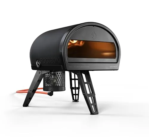 Gozney Roccbox Outdoor Pizza Oven - Tragbarer Gas- & Holzofen - Hochleistungs-Pizzaofen für den Garten: Backt Pizza in unter 2 Minuten bei 500°C. Hitzeisolierte Außenseite schützt vor Verbrennungen. Ideal für Grillliebhaber!
