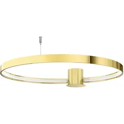 Deckenleuchte RIO 78 - Poliert Gold LED 3000K - Lampen mit modernem LED-Design für private und öffentliche Räume, hohe Ästhetik und hervorragende Lichtparameter (3000K CRI 90). Hergestellt in Polen für schnelle Lieferung.