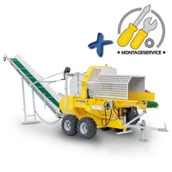 BAMATO 30 to Sägespaltautomat WPO-500 mit Joystick-Steuerung