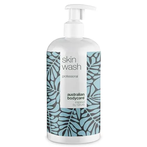 Australian Bodycare Skin Wash Professional 500 ml - Teebaumöl Duschgel - Ideal bei unreiner Haut, Pickeln, vor Haarentfernung