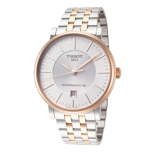 Tissot Automatic Watch T1224072203101 - Armbanduhren für Herren, elegante T-Classic mit Automatikaufzug, 80 Stunden Gangsreserve und 50 m Wasserdichtheit, ideal für stilbewusste Männer.