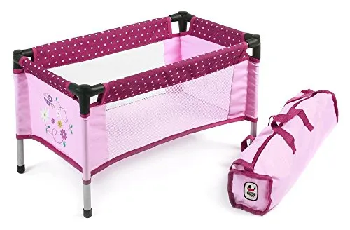 Bayer Chic 2000 652 29 - Reisebett, Dots Brombeere, lila/rosa