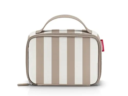 reisenthel thermocase summerstripes Coffee – Kleine Kühltasche für Kosmetik, Medikamente, Snacks u. v. m. – Aus wasserabweisendem Material