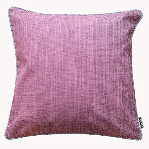 texpot Kissenhülle 40 x 40 cm Altrosa Outdoor Kissenbezug Reißverschluss wetterbeständig Lounge Terasse Balkon