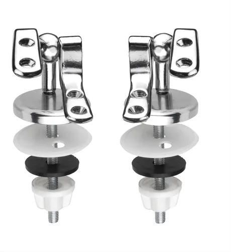 WC-Sitz-Scharnier mit Befestigung - Robustes WC-Sitz-Scharnier für einfache Montage, ideal für eine sichere und langlebige Befestigung in jedem Badezimmer.