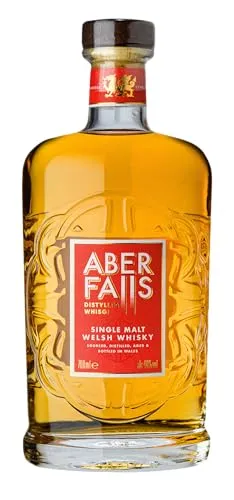 Aber Falls Single Malt Welsh Whisky 0.7L - Whisky aus Wales, authentisch und nachhaltig, hergestellt aus regionalen Zutaten. Silbermedaille San Francisco Spirits Competition 2022 - ein Genuss für Whisky-Liebhaber!