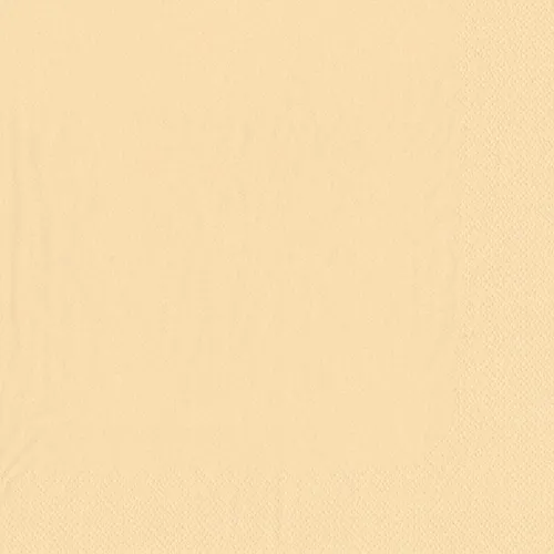 Papstar Serviette creme 40 x 40cm 50 Stück 1er Pack