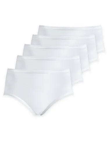 Schöller Taillenslip 5er Pack Damen Taillenslip Baumwolle-Elasthan (Packung, 5-St) Zwickel
