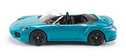 Siku Modellauto siku 1523, Porsche 911 Turbo S Cabrio, Blau