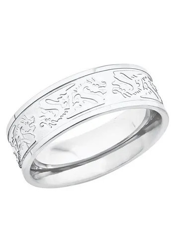 Amor Ring Edelstahl Herren Ringe mit Drachen-Design in silber von Amor