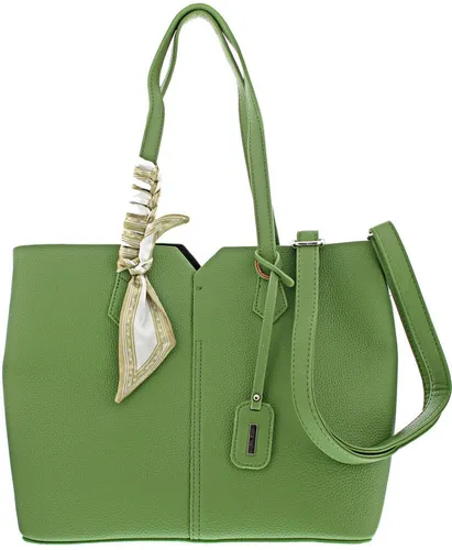 Rieker Damen H1045 Shopper, Grün