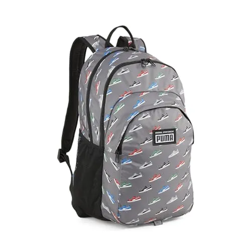 PUMA Academy Backpack, Unisex-Erwachsene Rucksack, Mineral Gray-Sneaker AOP, OSFA -