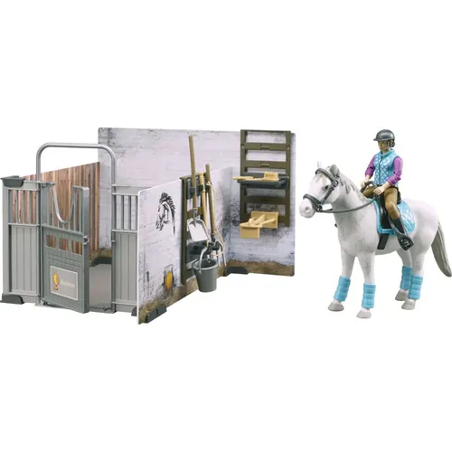Bruder Spielzeug Pferdestall mit Pferd Figur
