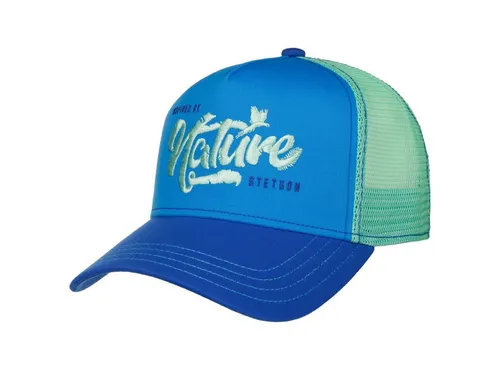 Stetson Baseball Cap mit Schirm - Baseball Cap mit großer Labelstickerei, ideal für Naturfreunde. Der Mesh-Einsatz sorgt für optimale Belüftung an heißen Tagen.