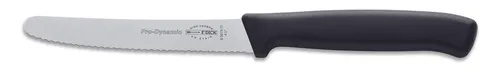 F. DICK ProDynamic Allzweckmesser mit Wellenschliff schwarz, Klingenlänge 11 cm