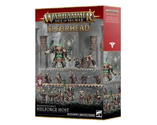 Games Workshop Warhammer Age of Sigmar Spearhead: Helsmiths of Hashut - Helforge Host - Plastikmodellbausatz für kreative Spieler, ideal für den Ausbau deiner Warhammer-Sammlung und strategische Spiele.