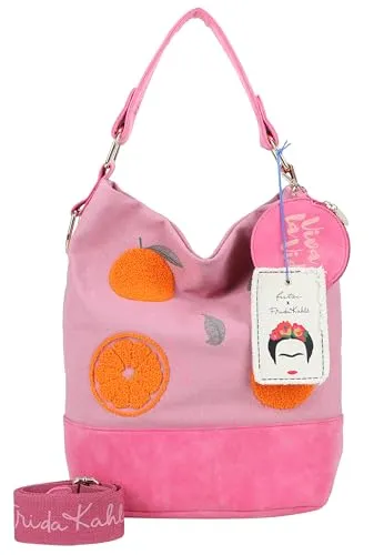 Fritzi aus Preussen Izzy07 x Frida Kahlo Limited Canvas Hobo Bag Oranges