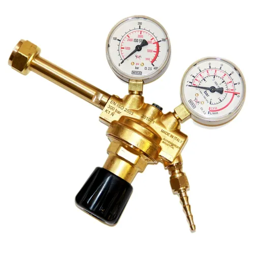 Rothenberger Druckminderer mit 2 Manometern für CO2 0-315 bar - Druckminderer für Schweißen, präzise Druckregulierung und hohe Sicherheit durch zwei Manometer.