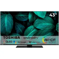 43QA7D63DG - 43 Zoll QLED Smart-TV, 4K Ultra HD mit Dolby Audio und 3 HDMI-Anschlüssen für ein beeindruckendes Fernseherlebnis