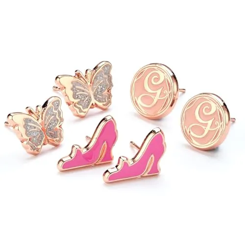 Wicked Glinda 3er Set Ohrstecker in rosegold von Wicked