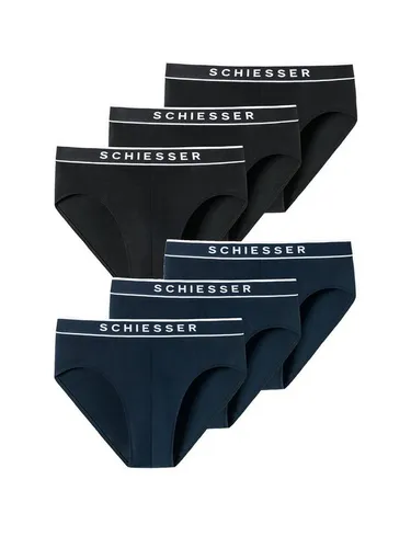 Schiesser Rioslip 95/5 Organic Cotton (6-St) brazilslip unterhose unterwäsche