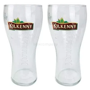 Kilkenny Biergläser Set - 2x 0,5l geeichte Biergläser - Genießen Sie Ihr Kilkenny Bier stilvoll mit diesem Set aus zwei 0,5l geeichten Biergläsern. Ideal für gesellige Abende und ein perfektes Geschenk für Bierliebhaber! Perfekte Passform und Qualität für unvergessliche Momente!
