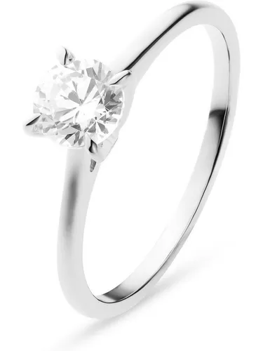 CHRIST Diamantring Damenring mit 1 Diamant, Lab Grown, goldfarben, Größe 52 - Eleganter Damenring aus 585 Gelbgold und Weißgold mit 0.500 ct lab-grown Diamant. Perfekt für besondere Anlässe und ein strahlendes Geschenk.