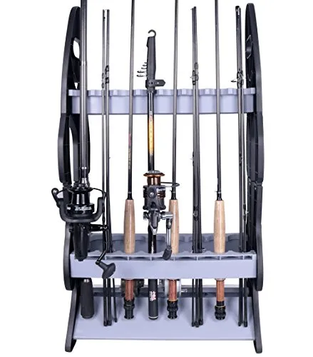 Croch YH201A Rutenständer – 1-tlg. für 16 Angelruten von Croch