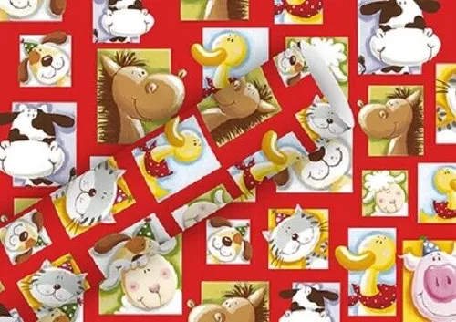 GESCHENKPAPIER in rot von Braun