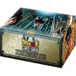 Dragon Ball SCG Premium Jubiläumsbox - Gesellschaftsspiel mit neuen Karten und der mächtigen Super Ultra Spirit Bomb Karte, die Ihre Strategien revolutioniert und Ihre Decks verstärkt.