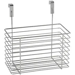 Wenko Einhängekorb in Silber - (B)24 x (H)24,5 x (T)15 cm