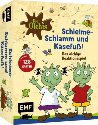 Kartenspiel: Die Olchis. Schleime-Schlamm und Käsefuß! - Spaßiges Kartenspiel für die ganze Familie, ideal für kreative Spielabende mit den beliebten Olchis. Perfekt für Kinder und Olchi-Fans!