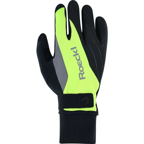 Roeckl Ravensburg 2 Handschuhe (Größe 7, schwarz) - Fahrradhandschuhe mit Touchscreen Bedienung, strapazierfähig und ideal für winterliche Abenteuer auf dem Rad.