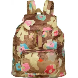 Oilily Etch Flowers Folding Classic Backpack Brownie von Oilily