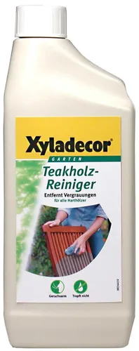 Xyladecor Teakholz-Reiniger 750 ml - Holzöle für die Auffrischung von Hartholz-Gartenmöbeln im Außenbereich. Mit ausgezeichneter Bleichwirkung bringt er die natürliche Farbgebung zurück und ist leicht zu verarbeiten.