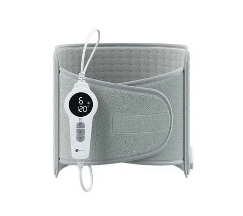 BR Bringer Infrarot Heizkissen mit Klettverschluss - Wohltuende Tiefenwärme für Rücken, Bauch und Taille - Lichttherapiegerät mit Infrarot-Technologie, 6 Heizstufen und sicherem Überhitzungsschutz – ideal für gezielte Entspannung und Wohlbefinden.