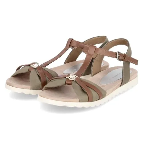 Tom Tailor Damen 5390490001 Sandale, Green, 37 EU - Wanderschuhe, modisch und bequem für unvergessliche Sommertage in der Natur