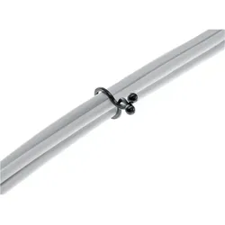 Inline® Kabelbinder Twist 18-22mm, schwarz, 10 Stück