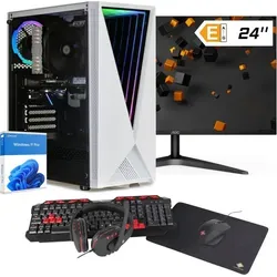 dcl24.de RGB Gaming-PC mit 24 Zoll Monitor von DCL24
