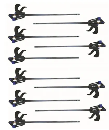 Schnellspannzwingen Einhandzwingen Klemmzwinge 450mm Allrounder 10 Stück Zwingen