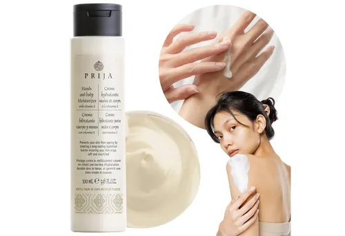 Sarcia.eu Handcreme PRIJA feuchtigkeitsspendende Reise-Hand-und Körpercreme, Vit E
