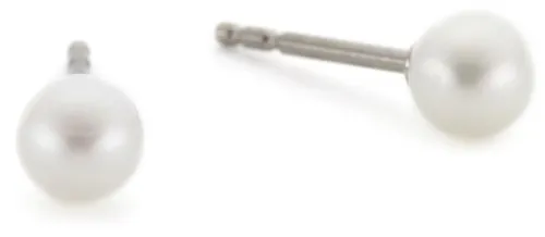 Boccia Damen-Ohrstecker Titan mit Perle 0534-01 von Boccia Titanium