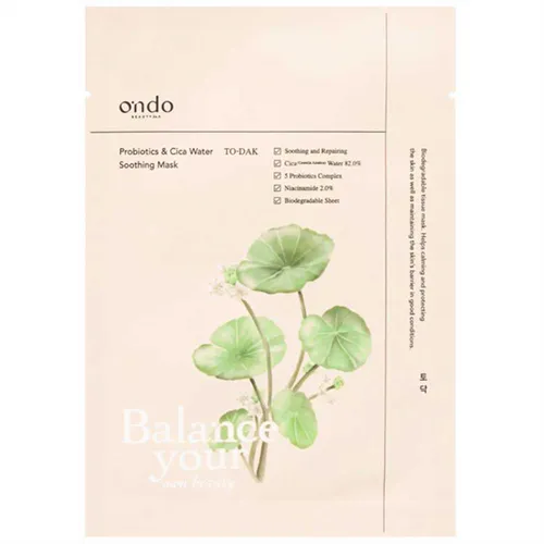 Ondo Probiotics & Cica Water Soothing Mask
