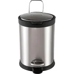 Kosmetikeimer 3 Liter Edelstahl Jannik - Silber